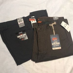 Set of Two Dockers Slim Tapered Pants